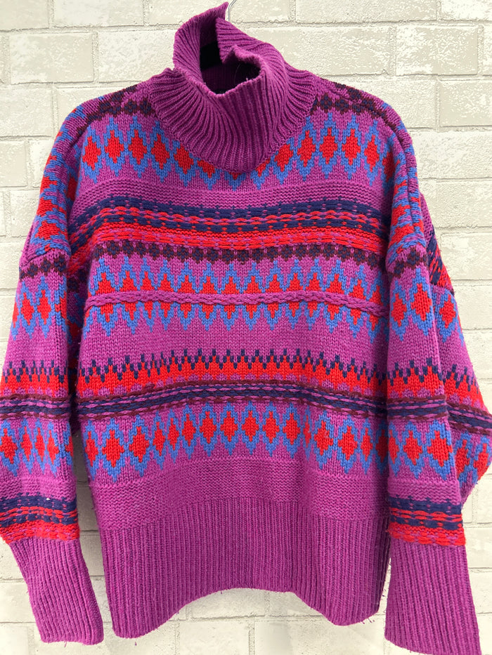 Fuchsia Turtleneck Sweater - Rag & Bone