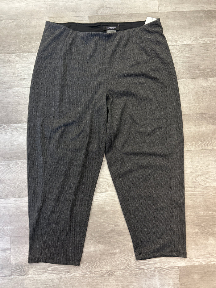 Grey Chevron Dress Pants - Liverpool