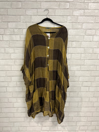 Chartreuse Button Front Tunic - Chalet