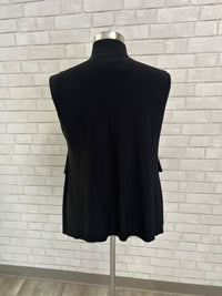 Black Slinky Vest - Caribe