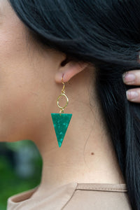 Olivia Earrings | Green