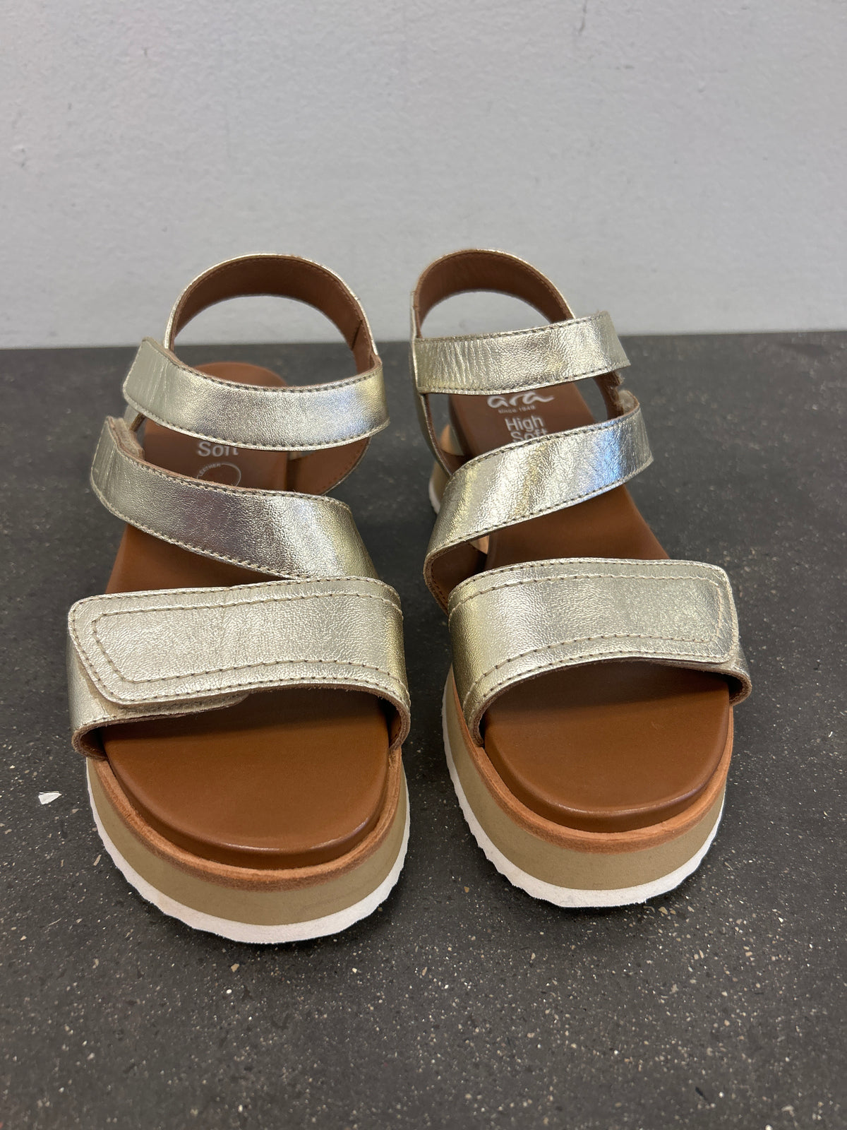 Metallic Ara Sandal