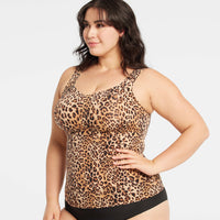 Smoothing Bra Cami | Leopard