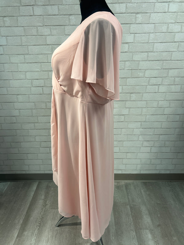 Blush Pink High Low Dress