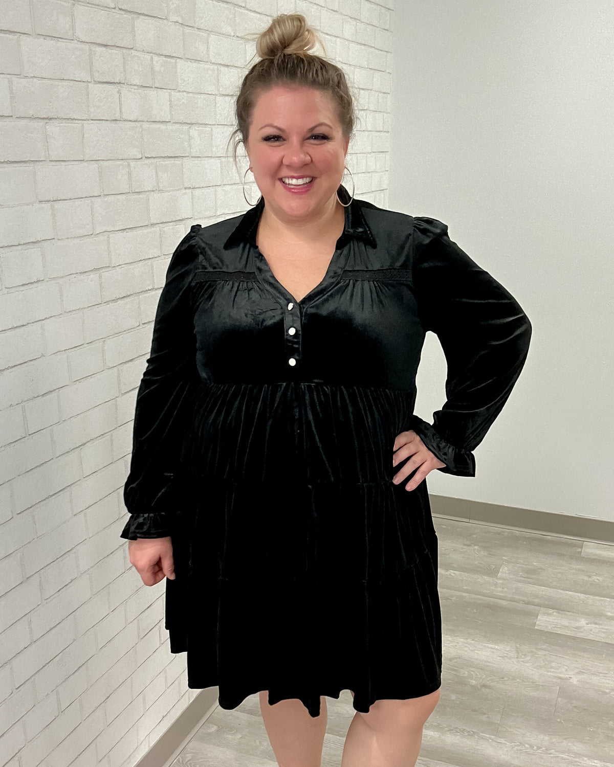Midnight Magic Velvet Dress