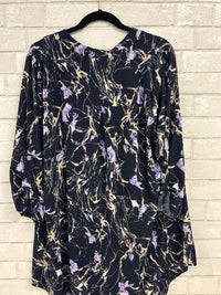 Navy Print Lizzy Top (NWT) - Dear Scarlett