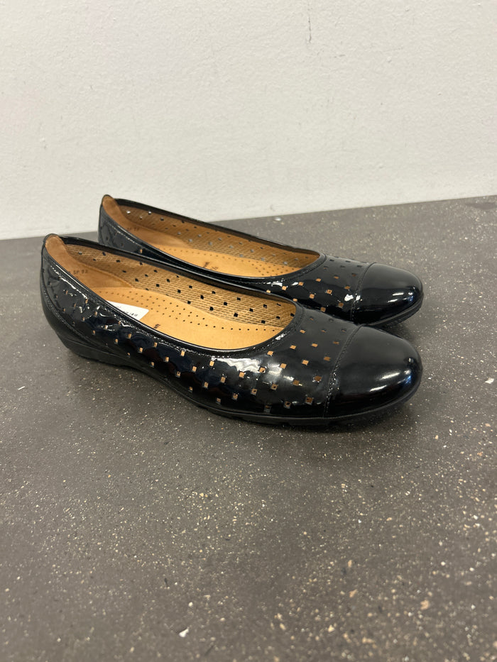 Patent Ballet Flats - Black - Gabor