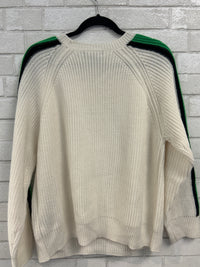 White w/ Green Stripe Sweater - Sanctuary
