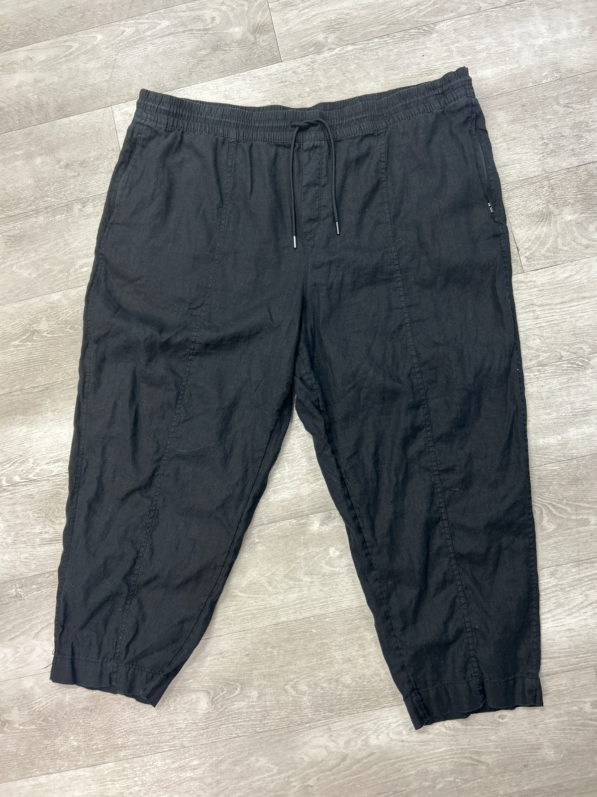 Black Linen Pants - Altheta