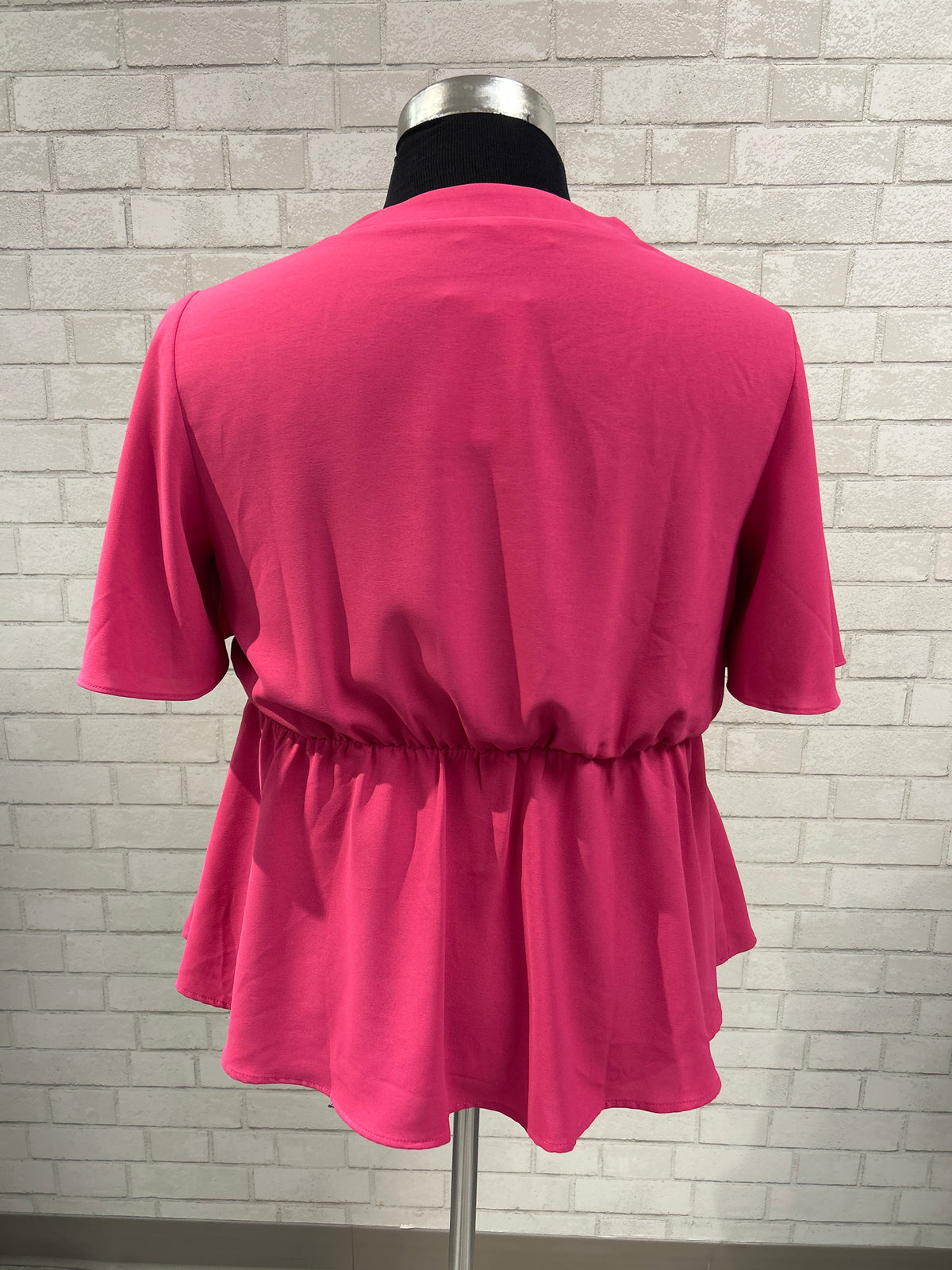 Pink Tie Front Blouse - Grace Karin