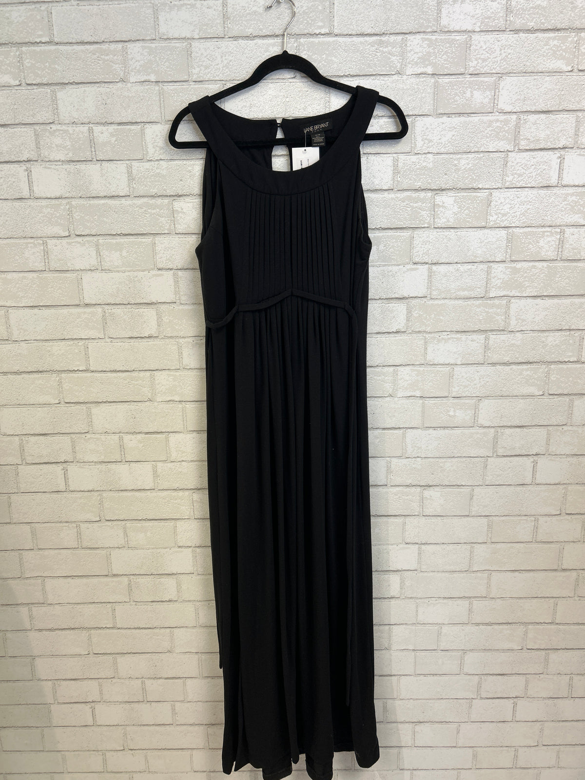Black Pleated Maxi Dress - Lane Bryant