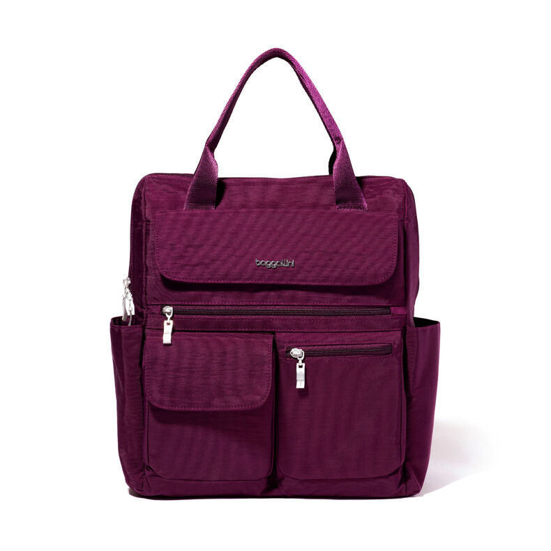Modern Everywhere Laptop Backpack in Mulberry
