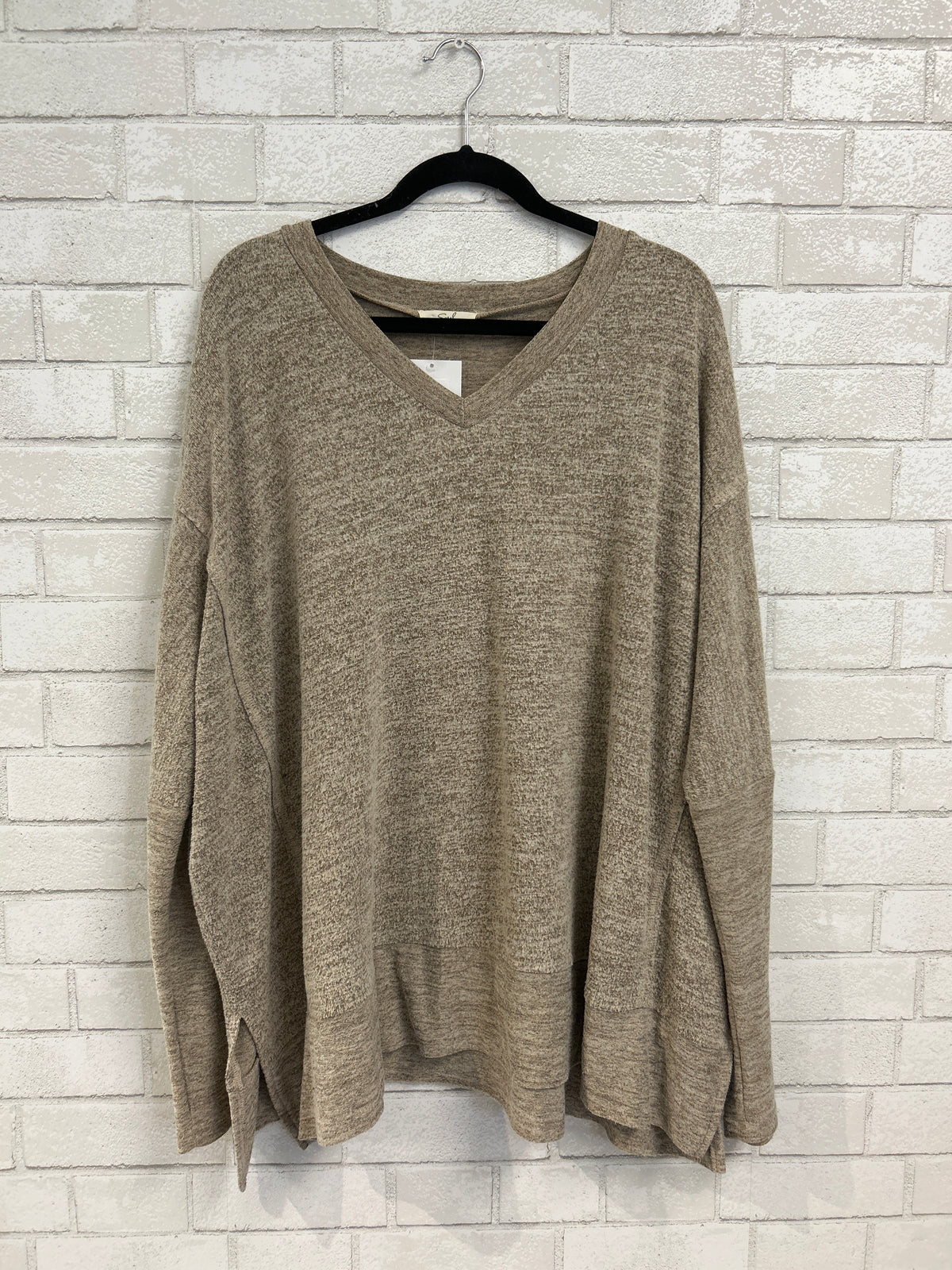 Sand V-Neck Tunic - Easel