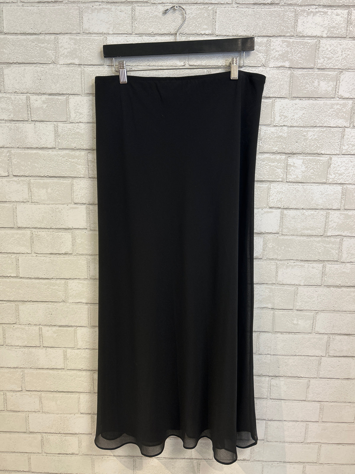 Black Sheer Maxi Skirt - JBS