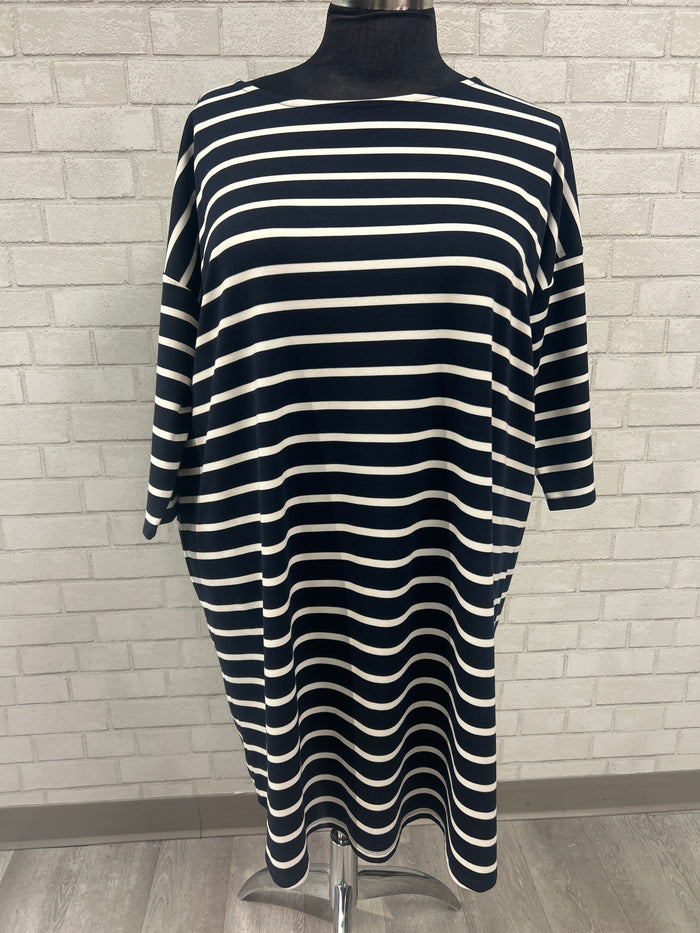 Navy White Stripe Tunic/Dress - BB Dakota