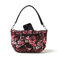 Modern Everywhere Half Moon Crossbody in Peony Bloom