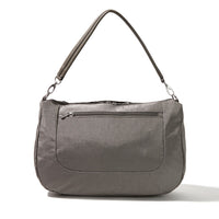 Modern Everywhere Half Moon Messenger in Sterling Shimmer