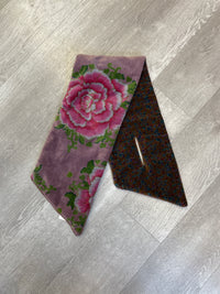 Floral Velvet Scarf