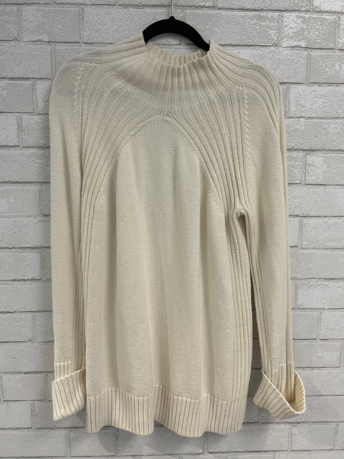 Ivory Mock Neck Sweater - Talbots
