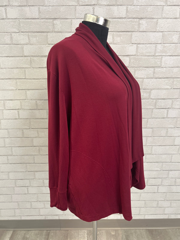 Burgundy Cardigan - Athleta