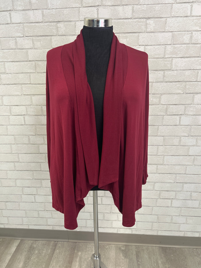 Burgundy Cardigan - Athleta
