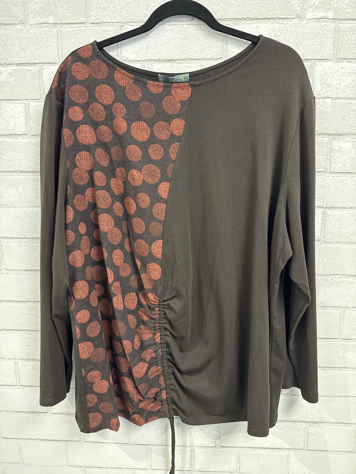 Brown Cinch Dots Top - Chalet (NWT)