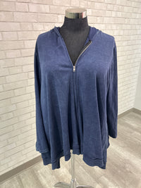 Blue Swing Zip Up - Jess & Jane