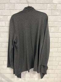 Grey 1 Button Cardigan - Bobeau