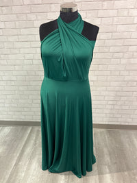 Infinity Wrap Dress - Green