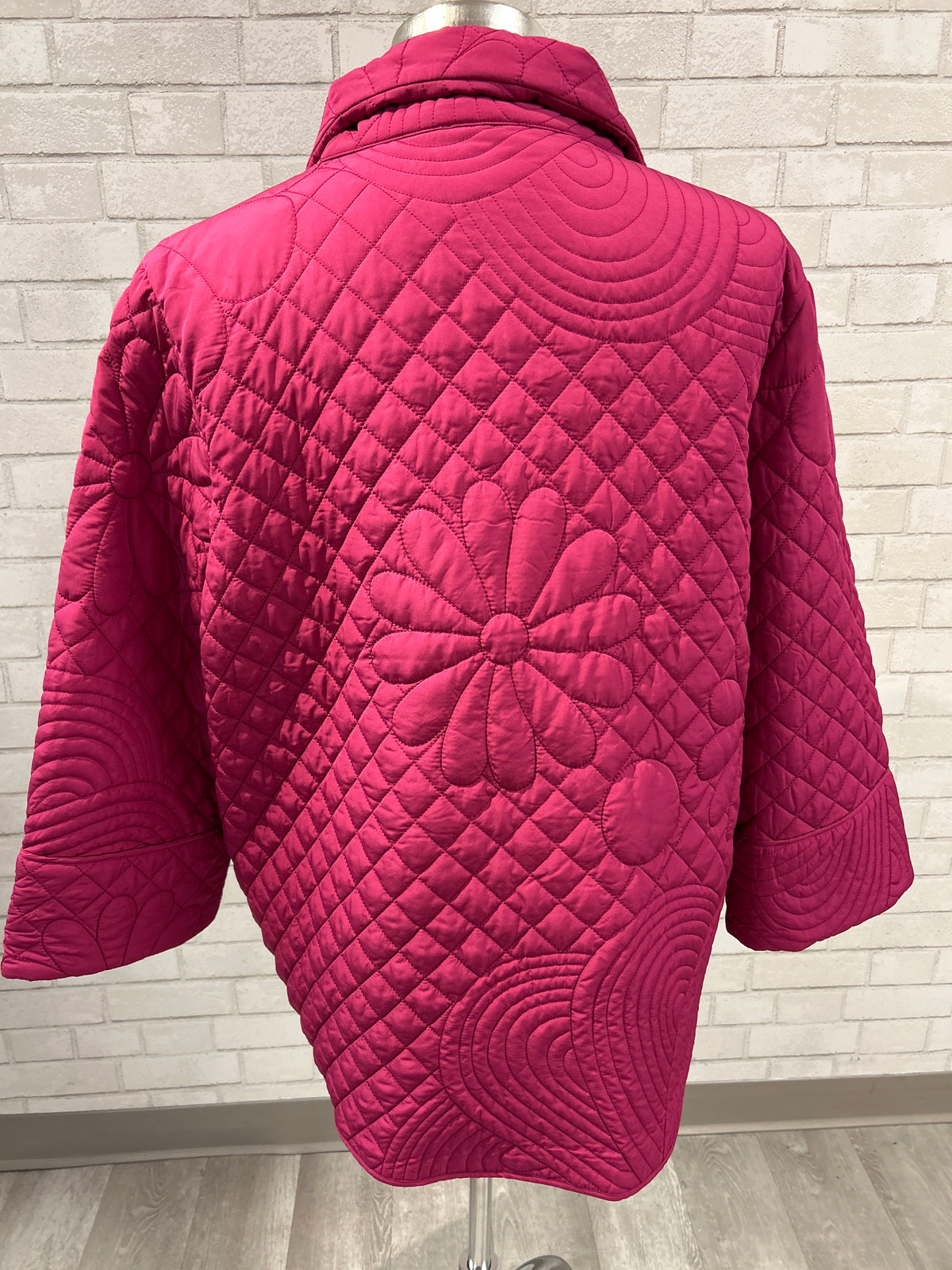 Magenta Quilted Jacket - Noen