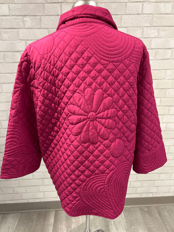 Magenta Quilted Jacket - Noen