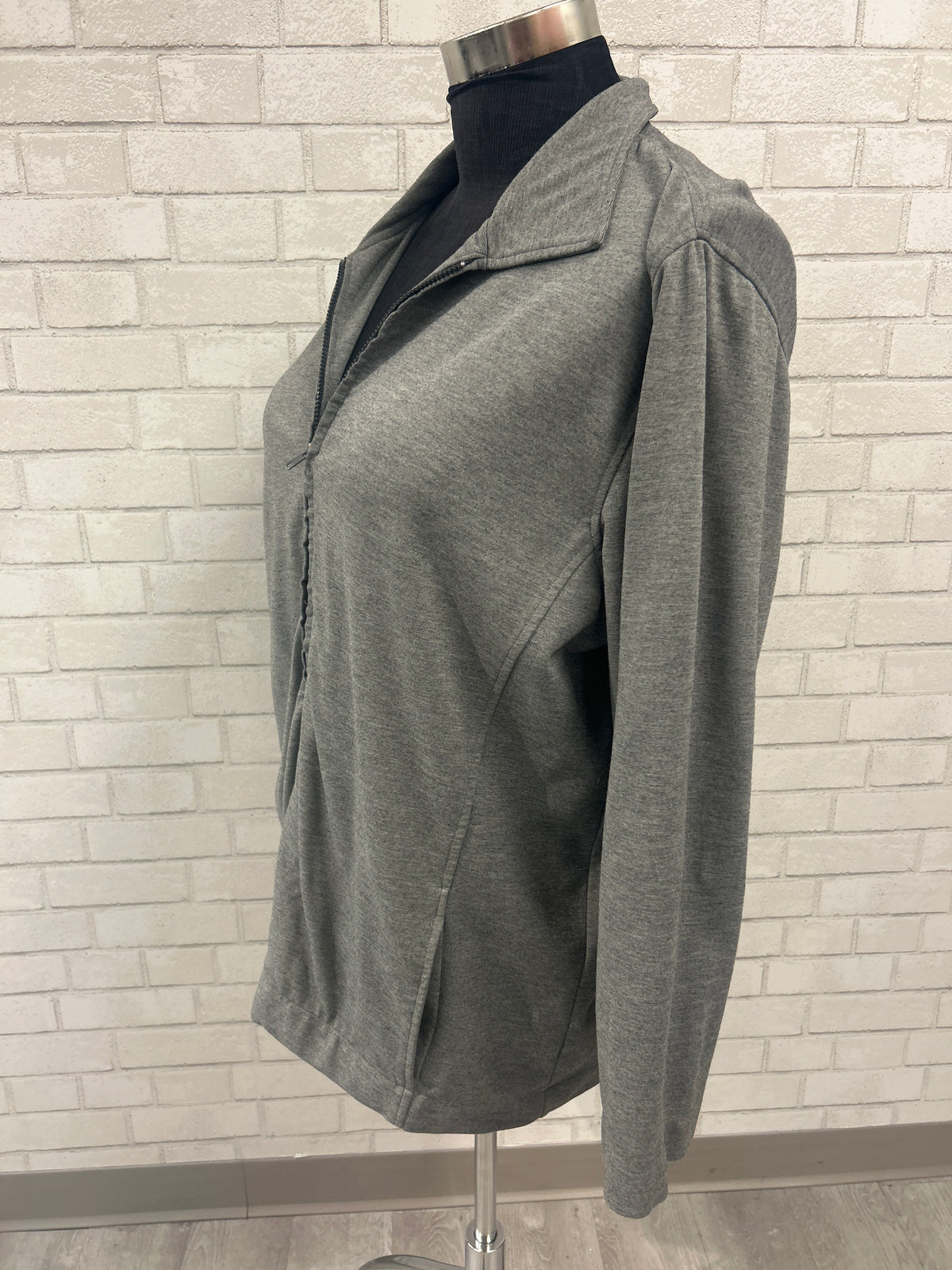 Grey Zip Up - Liz Claiborne