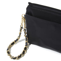 Flap Crossbody with Chain | Black