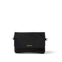 Flap Crossbody with Chain | Black