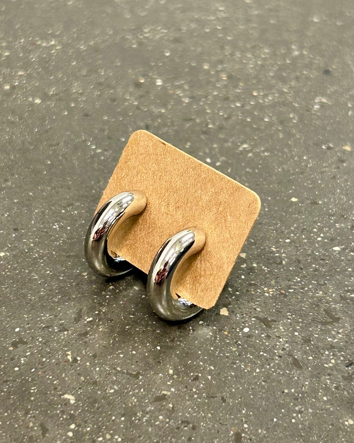 Gold-Dipped Earrings | Silver