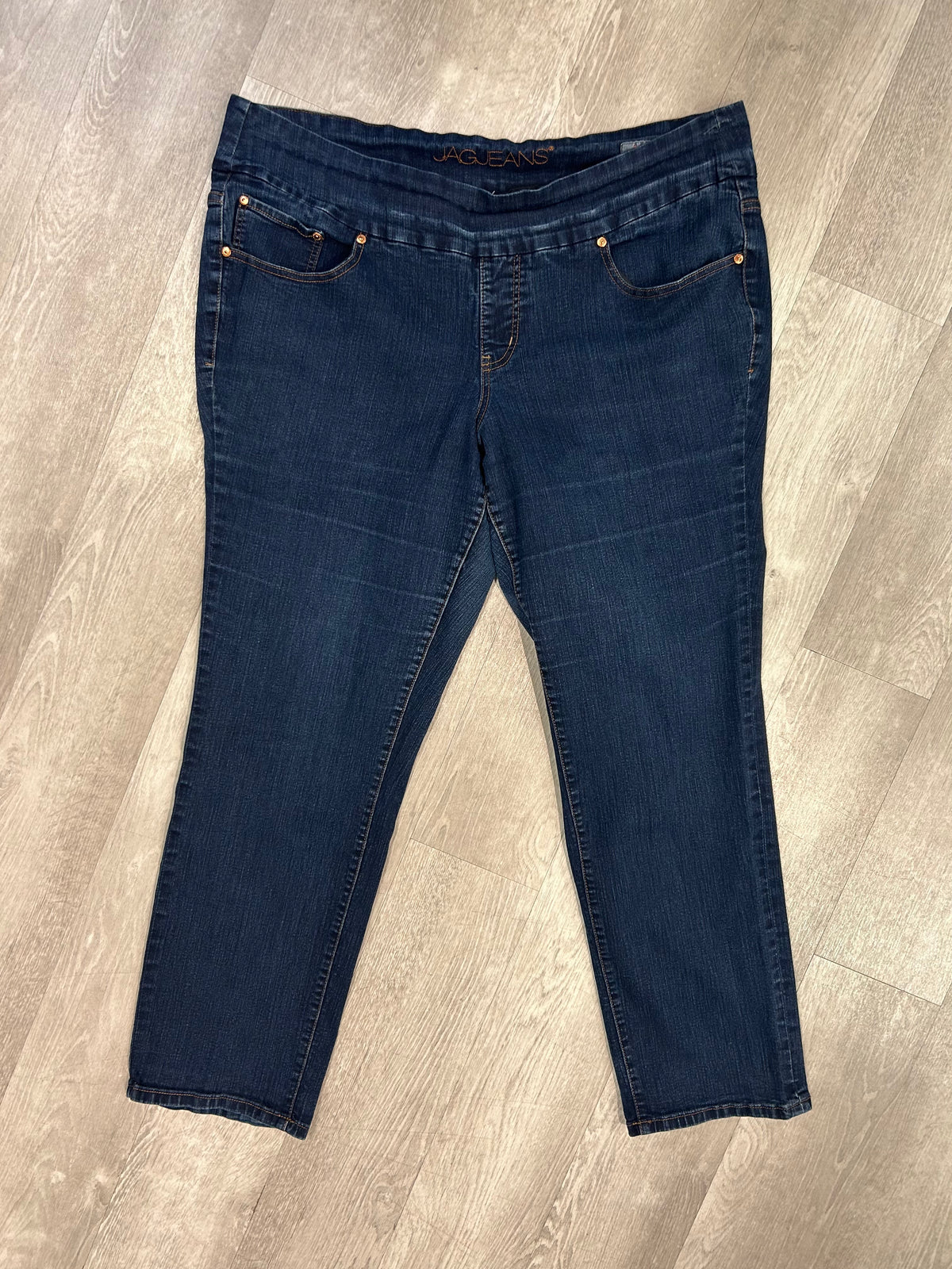 Jag Dark Wash Pull On Jeans