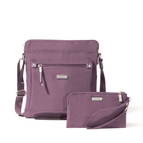 Go Bagg with RFID Phone Wristlet | Misty Purple