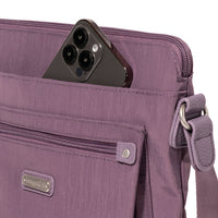 Go Bagg with RFID Phone Wristlet | Misty Purple