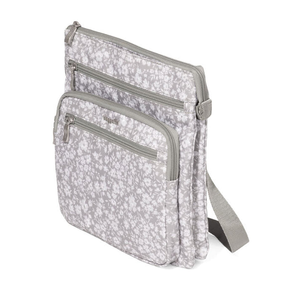 Out And About Crossbody | Light Grey Petal