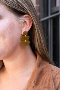 Elsie Earrings | Olive