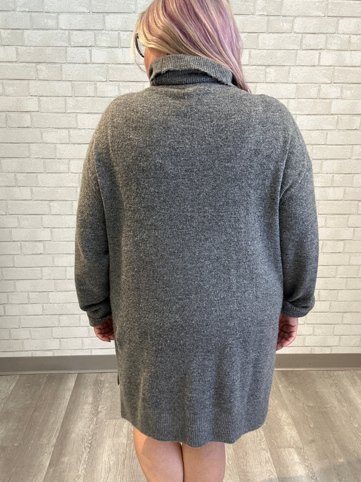 Grey Sweater Tunic/Dress - H&M