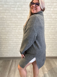 Grey Sweater Tunic/Dress - H&M