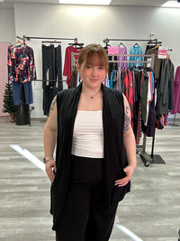 Black Pocket Vest - Fever