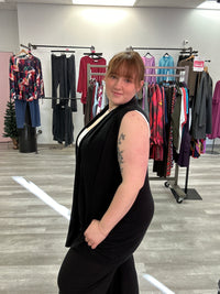 Black Pocket Vest - Fever