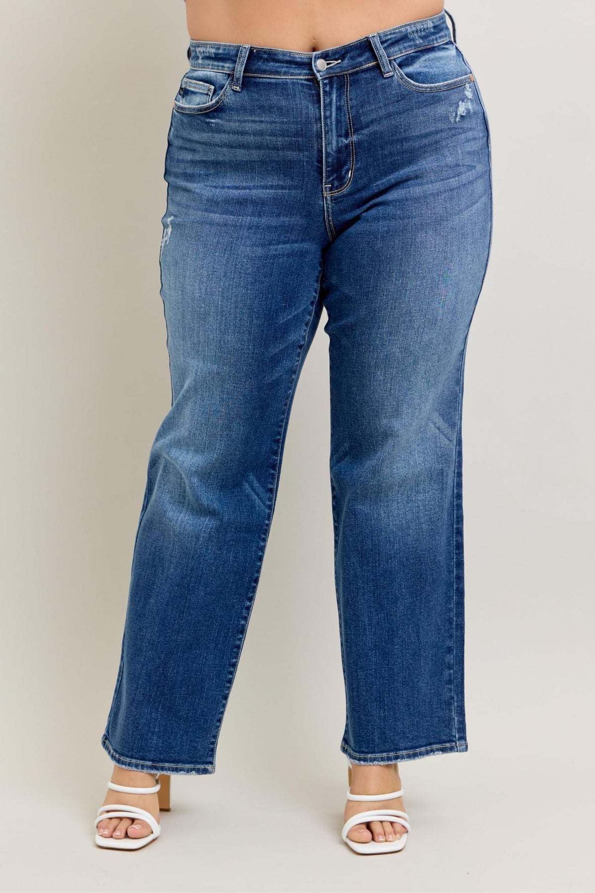 High Waist 90's Straight Leg