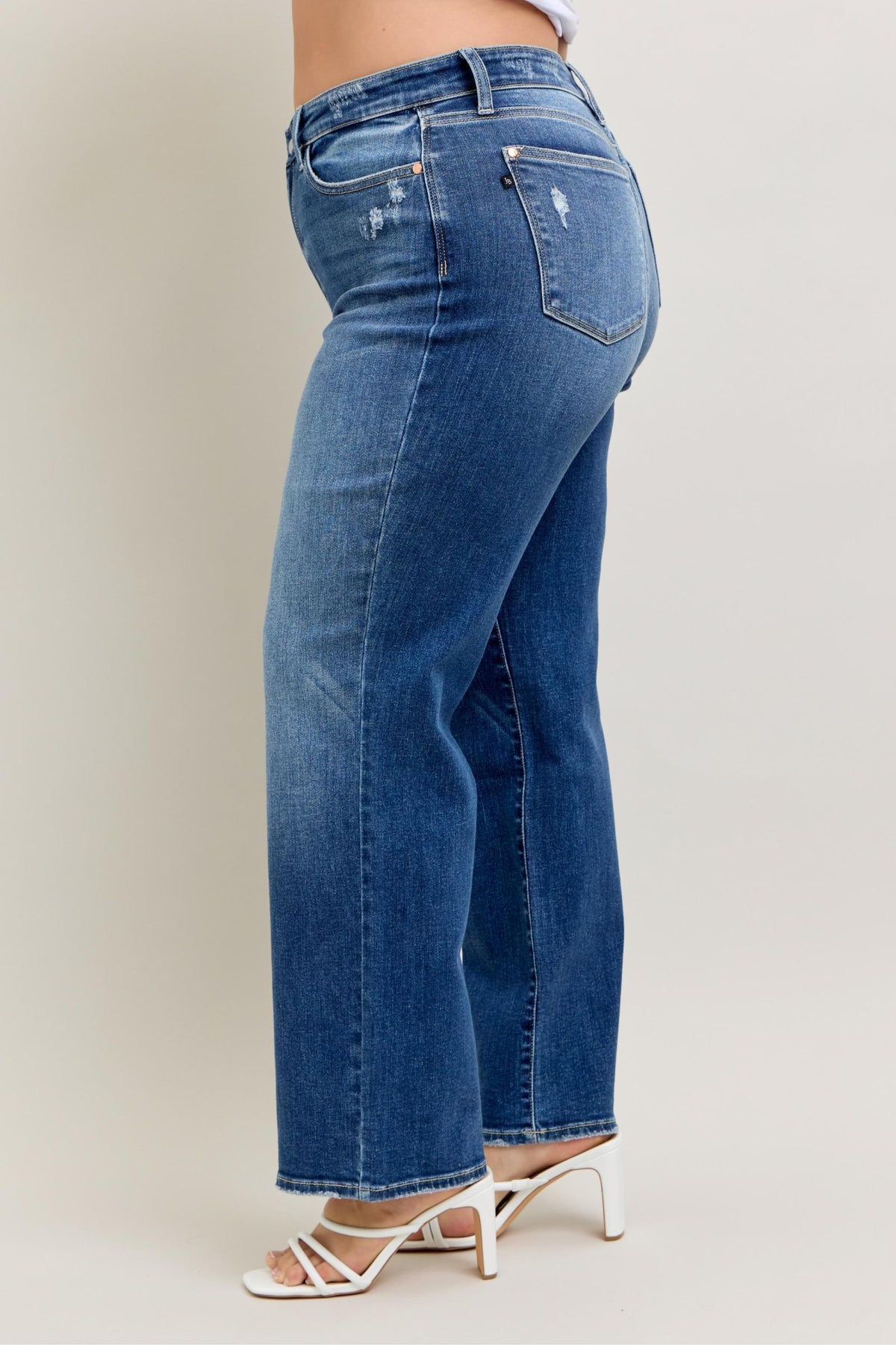 High Waist 90's Straight Leg