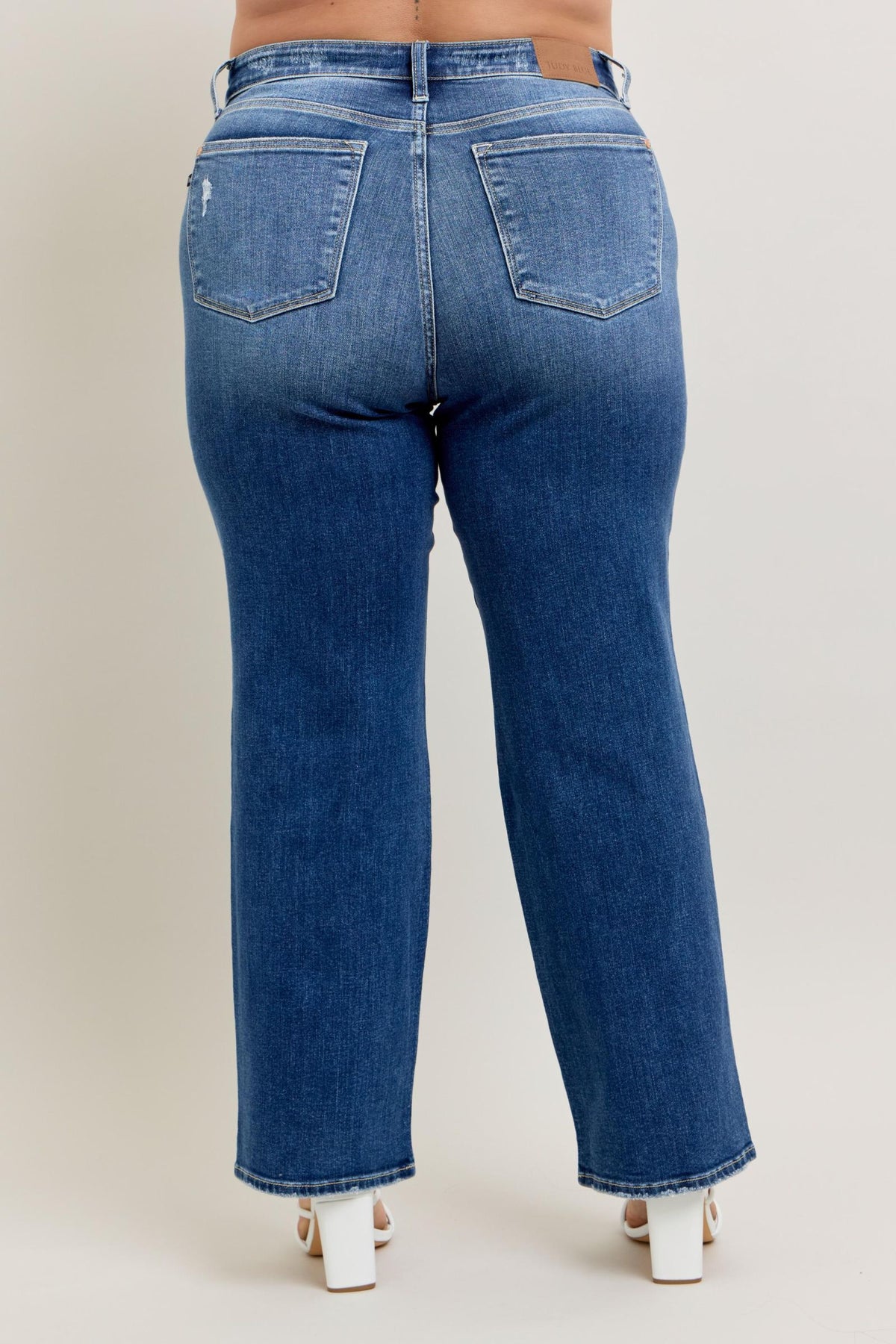 High Waist 90's Straight Leg