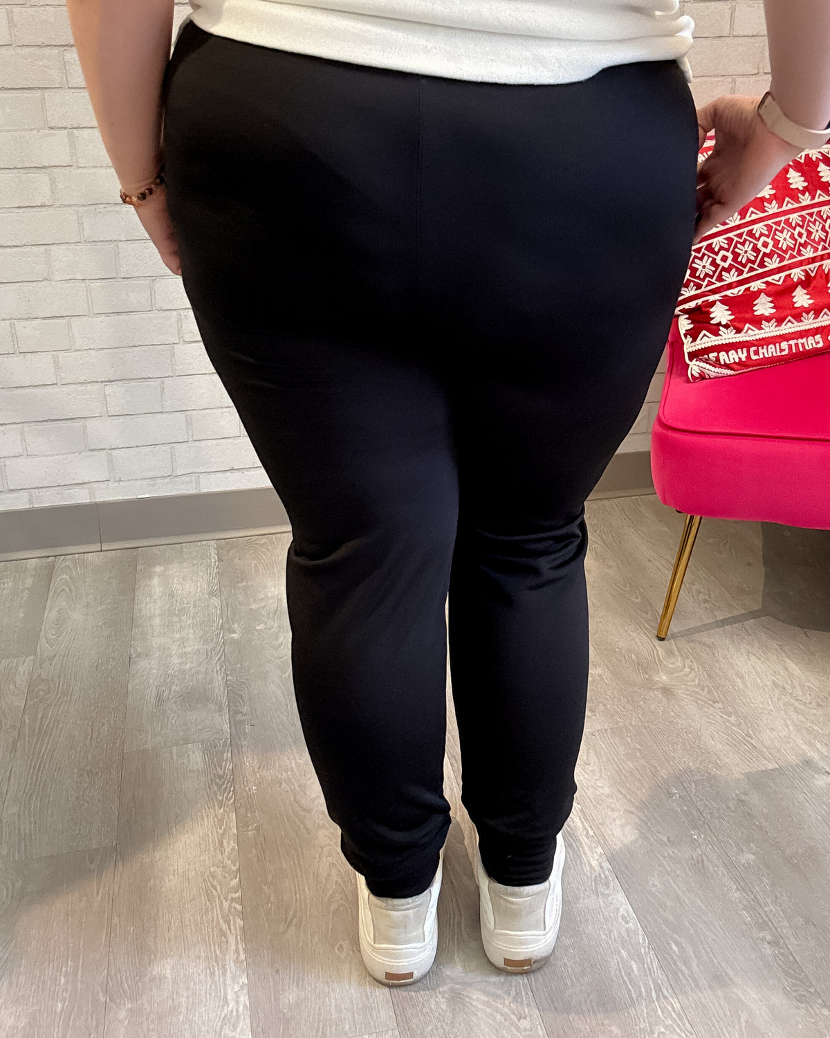 Fleece Lined Joggers | Black