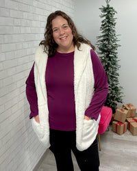 Cozy Fuzzy Vest | Ivory