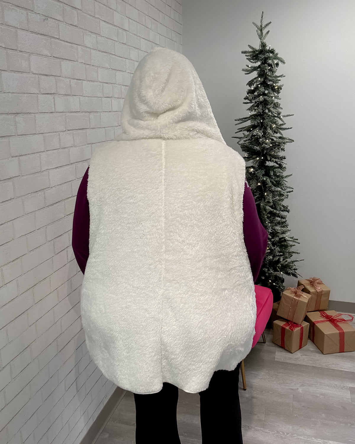 Cozy Fuzzy Vest | Ivory